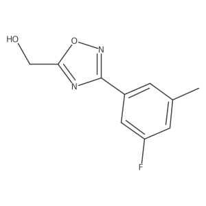 (3-(3-Fluoro-5-methylphenyl)-1,2,4-oxadiazol-5-yl)methanol Structure