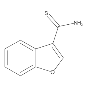 1-Benzofuran-3-carbothioamide Structure