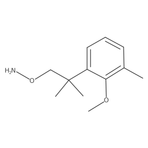 O-[2-(2-methoxy-3-methylphenyl)-2-methylpropyl]hydroxylamine结构式