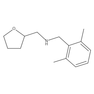 [(2,6-Dimethylphenyl)methyl][(oxolan-2-yl)methyl]amine结构式