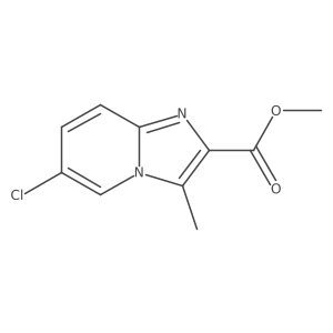 Methyl 6-chloro-3-methylimidazo[1,2-a]pyridine-2-carboxylate Structure