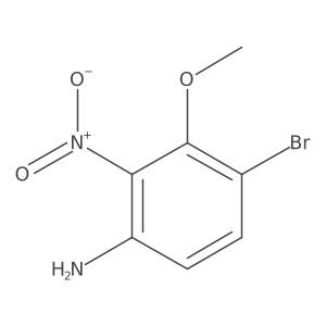 4-Bromo-3-methoxy-2-nitroaniline结构式