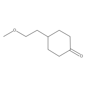 4-(2-Methoxyethyl)cyclohexanone结构式
