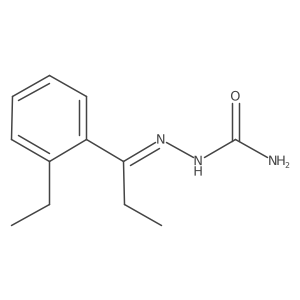 Hydrazinecarboxamide, 2-[1-(2-ethylphenyl)propylidene]-结构式