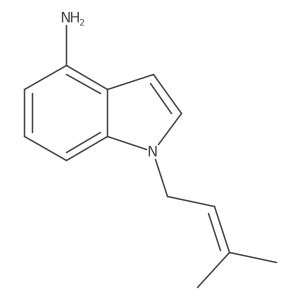 1-(3-methylbut-2-en-1-yl)-1H-indol-4-amine Structure
