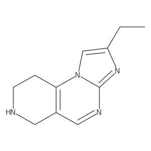 4-Ethyl-2,5,7,11-tetraazatricyclo[7.4.0.0,2,6]trideca-1(9),3,5,7-tetraene结构式