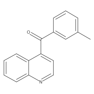 4-(3-Methylbenzoyl)quinoline Structure