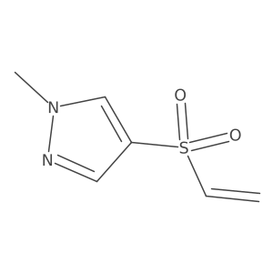 1-Methyl-4-(vinylsulfonyl)-1H-pyrazole Structure