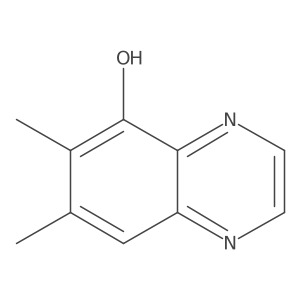 6,7-Dimethylquinoxalin-5-ol结构式