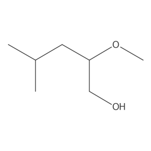 2-Methoxy-4-methylpentan-1-ol Structure