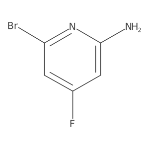 6-Bromo-4-fluoropyridin-2-amine Structure