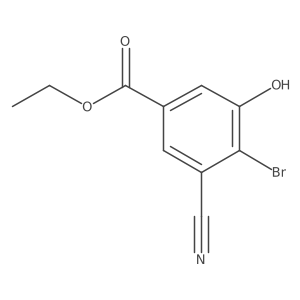 Ethyl 4-bromo-3-cyano-5-hydroxybenzoate Structure
