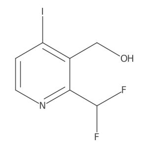 2-(Difluoromethyl)-4-iodopyridine-3-methanol Structure