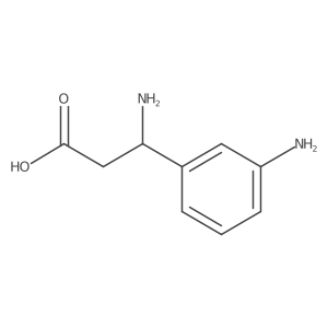 3-Amino-3-(3-amino-phenyl)-propionic acid Structure