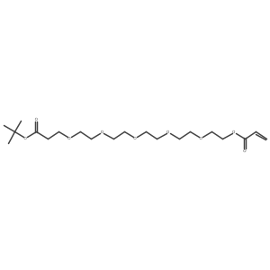 Acrylate-PEG6-t-butyl ester Structure
