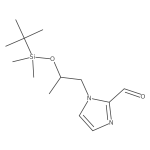 1-(2-(tert-Butyldimethylsilyloxy)propyl)-1H-imidazole-2-carbaldehyde Structure