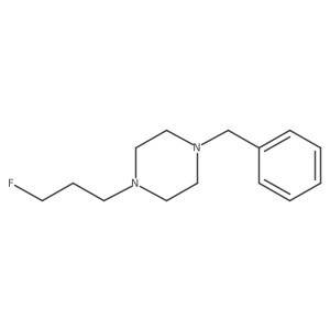 1-(3-Fluoropropyl)-4-(phenylmethyl)piperazine Structure