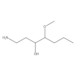1-Amino-4-methoxyheptan-3-ol Structure