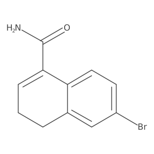 6-Bromo-3,4-dihydronaphthalene-1-carboxamide Structure