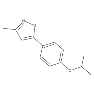 5-(4-Isopropoxyphenyl)-3-methylisoxazole Structure