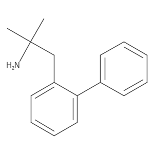 2-Methyl-1-(2-phenylphenyl)propan-2-amine结构式