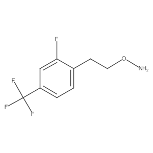 O-{2-[2-fluoro-4-(trifluoromethyl)phenyl]ethyl}hydroxylamine结构式