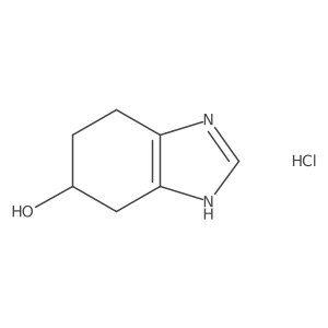 4,5,6,7-tetrahydro-1H-1,3-benzodiazol-5-ol hydrochloride Structure