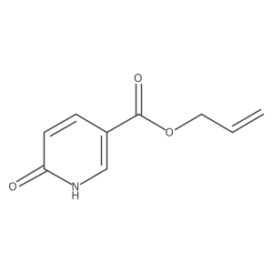 2-Propen-1-yl 1,6-dihydro-6-oxo-3-pyridinecarboxylate结构式