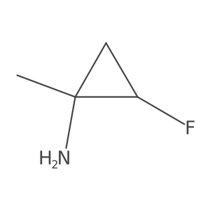 2-Fluoro-1-methylcyclopropan-1-amine结构式
