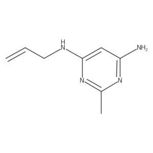 N4-allyl-2-methylpyrimidine-4,6-diamine结构式