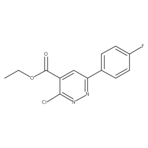 Ethyl 3-chloro-6-(4-fluorophenyl)pyridazine-4-carboxylate Structure