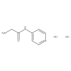 2-amino-N-(pyridin-4-yl)acetamide dihydrochloride结构式
