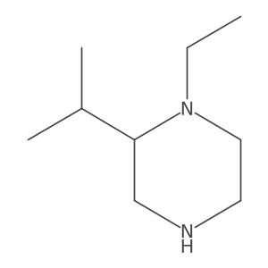 (2R)-1-ethyl-2-(propan-2-yl)piperazine Structure