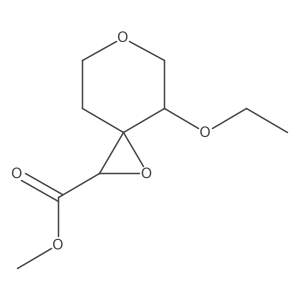 Methyl 4-ethoxy-1,6-dioxaspiro[2.5]octane-2-carboxylate结构式