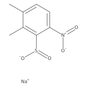 Sodium 2,3-dimethyl-6-nitrobenzene-1-sulfinate结构式