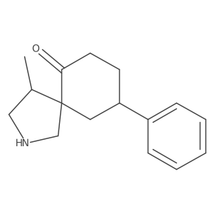 4-Methyl-9-phenyl-2-azaspiro[4.5]decan-6-one Structure