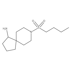 8-(Butane-1-sulfonyl)-8-azaspiro[4.5]decan-1-amine Structure