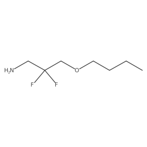 3-Butoxy-2,2-difluoropropan-1-amine Structure