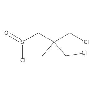 3-Chloro-2-(chloromethyl)-2-methylpropane-1-sulfinyl chloride结构式
