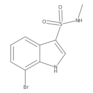 7-bromo-N-methyl-1H-indole-3-sulfonamide Structure