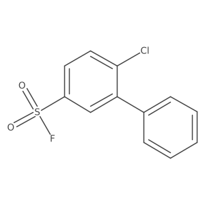 4-Chloro-3-phenylbenzene-1-sulfonyl fluoride Structure