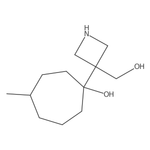 1-[3-(Hydroxymethyl)azetidin-3-yl]-4-methylcycloheptan-1-ol Structure