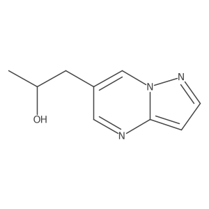 (2R)-1-{pyrazolo[1,5-a]pyrimidin-6-yl}propan-2-ol结构式