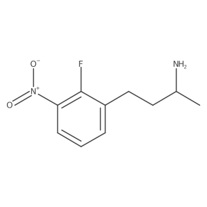 (2S)-4-(2-fluoro-3-nitrophenyl)butan-2-amine Structure