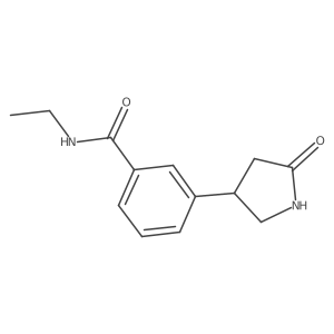 N-ethyl-3-(5-oxopyrrolidin-3-yl)benzamide Structure