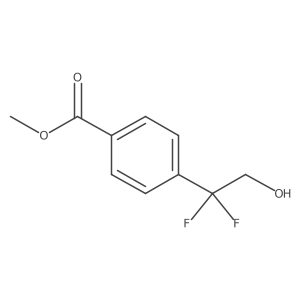 Methyl 4-(1,1-difluoro-2-hydroxyethyl)benzoate结构式