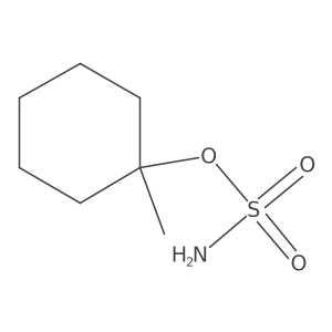 1-Methylcyclohexyl sulfamate结构式