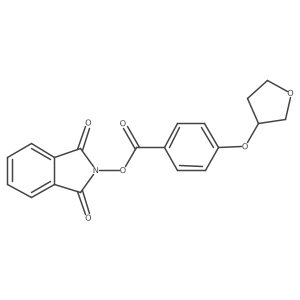 1,3-dioxo-2,3-dihydro-1H-isoindol-2-yl 4-(oxolan-3-yloxy)benzoate结构式