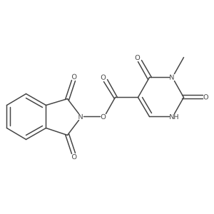1,3-dioxo-2,3-dihydro-1H-isoindol-2-yl 3-methyl-2,4-dioxo-1,2,3,4-tetrahydropyrimidine-5-carboxylate结构式