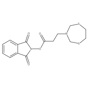 1,3-dioxo-2,3-dihydro-1H-isoindol-2-yl 3-(1,5,3-dithiazepan-3-yl)propanoate Structure